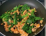 鮭とほうれん草のクリームパスタ作り方3写真