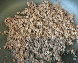 子供も大好き！牛肉で野沢菜チャーハン♪作り方1写真
