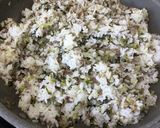 子供も大好き！牛肉で野沢菜チャーハン♪作り方5写真