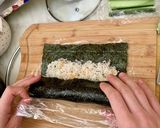 巻き簀なし！ツナマヨきゅうり巻き作り方5写真