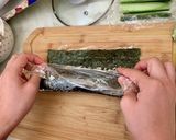 巻き簀なし！ツナマヨきゅうり巻き作り方6写真