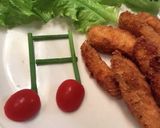 ミニトマトと青ネギで音符♪作り方5写真