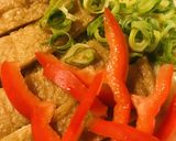 あまから薄揚げ煮で●温製きつね素麺作り方3写真