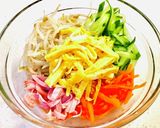 ぉ酢控えめな♡もやし等の♡中華サラダ♡作り方7写真