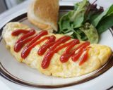 迷わず*チーズオムレツ作り方6写真