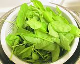 ベビーリーフほうれん草のバター炒め作り方1写真