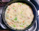 オクラ納豆入り長芋のふんわり鉄板焼き作り方8写真