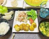 ベビーリーフほうれん草と卵のお味噌汁作り方3写真