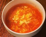 簡単☆トマト缶でかき卵トマトカレースープ作り方4写真