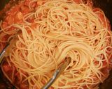 なすとベーコンのトリプルトマトパスタ作り方4写真