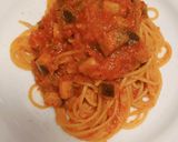 なすとベーコンのトリプルトマトパスタ作り方5写真