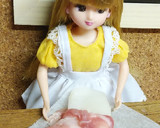リカちゃん♡梨の肉巻き(焼肉ダレ絡め)作り方3写真