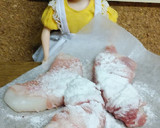 リカちゃん♡梨の肉巻き(焼肉ダレ絡め)作り方5写真