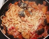 トマトとなすのスパゲッティ ポモロッソ作り方7写真