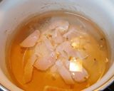 鶏がらスープのおじや作り方1写真
