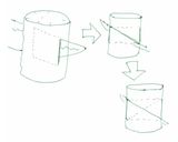 もろきゅう（キューリの飾り切り）作り方2写真