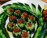 もろきゅう（キューリの飾り切り）作り方5写真