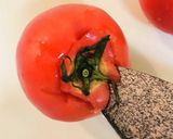 沢山食べられる・丸ごとトマトのサラダ作り方1写真