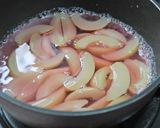 ブランデー香る*ふわっふわの白桃ケーキ作り方8写真
