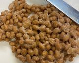 納豆と鶏ひき肉　カリカリスパゲティ作り方2写真