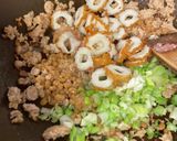 納豆と鶏ひき肉　カリカリスパゲティ作り方7写真