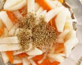 レンジで簡単長芋いり薄切り紅白なます風作り方14写真