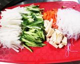 貴女風味で茹で鶏サラダ♥ゆりさん風作り方1写真