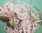 れんこんとハムの簡単サラダ作り方6写真