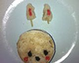 アレルギー対応　かわいい蒸しケーキ作り方4写真