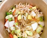 野菜たっぷり味噌汁作り方4写真