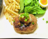和風豆腐ハンバーグといなり寿司で夕飯献立作り方6写真