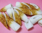 超簡単＊ちくわのから揚げ粉炒め作り方1写真