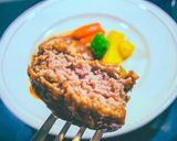 本格派！デミグラス煮込みハンバーグ作り方20写真