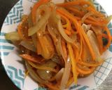 玉ねぎとにんじんのきんぴら作り方4写真