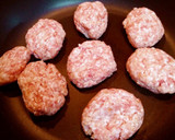 簡単　豚とれんこんのハンバーグ作り方6写真