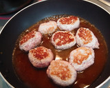 簡単　豚とれんこんのハンバーグ作り方8写真