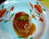 簡単　豚とれんこんのハンバーグ作り方9写真