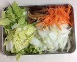 たっぷり野菜の中華スープ作り方1写真