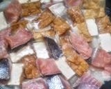甘塩鮭と厚揚げの味噌仕立て作り方3写真