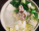簡単☆豚しゃぶ鍋作り方2写真