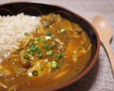 市販ルウで、大根とキノコの「和風カレー」作り方7写真