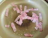 ベビーほうれん草とベーコンのバター炒め作り方1写真