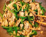 コク旨！舞茸とピーマンのバター塩昆布炒め作り方3写真