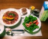 母の日にも✨薔薇のハムのサラダ✨☺⛄☕作り方6写真