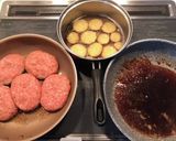 作り置きハンバーグワンプレート・夕飯定番作り方1写真