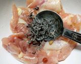 簡単一品おつまみスイートチリソース塩昆布作り方1写真