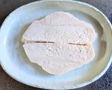 サラダチキンチェダーチーズのライ麦サンド作り方4写真