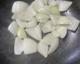 豚バラとアオサの生姜焼き風あんかけご飯作り方2写真