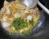 豚バラとアオサの生姜焼き風あんかけご飯作り方4写真