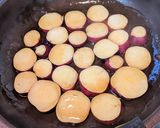 甘じょっぱい！さつまいもめんつゆバター煮作り方4写真